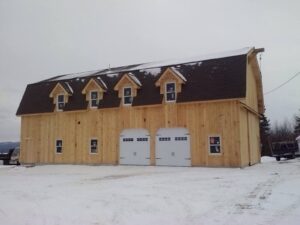 Gambrel 32×64-in-NH-204C-Home-Garage-Under-Construction